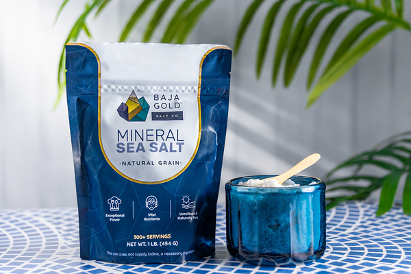 Baja Gold Signature Mineral Sea Salt – Natural Grain