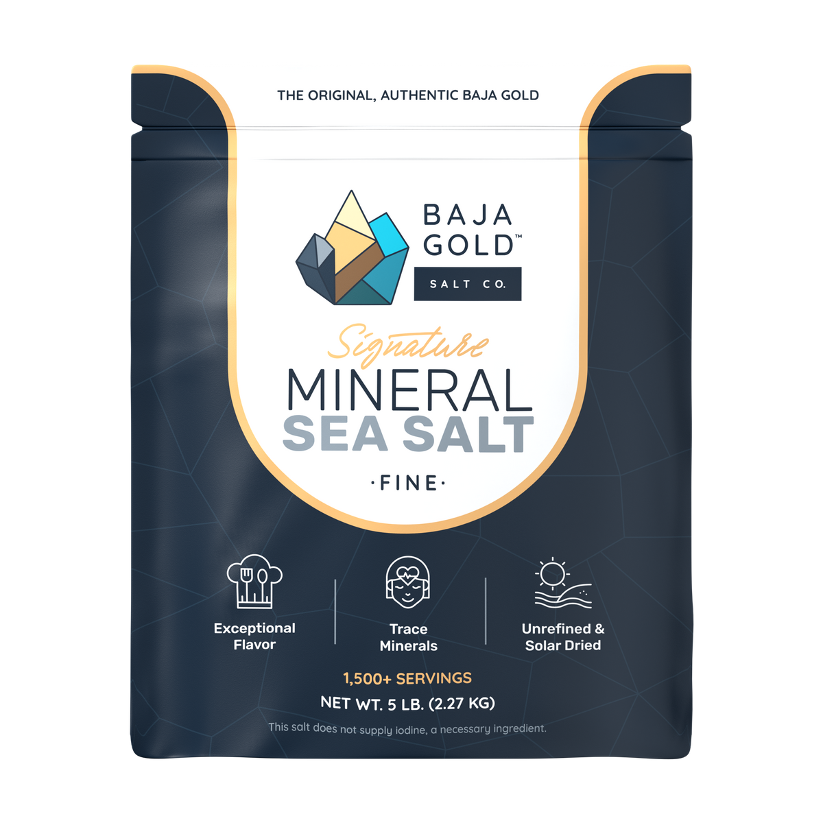 Baja Gold Signature Mineral Sea Salt - Fine