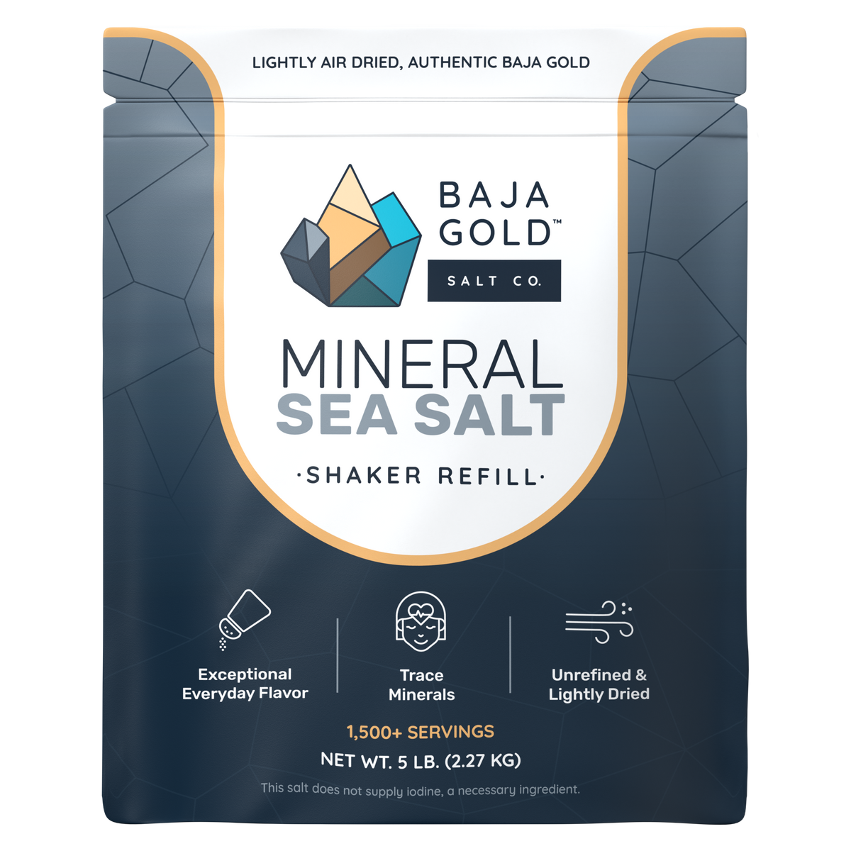 Baja Gold Mineral Sea Salt - Shakers and Refills