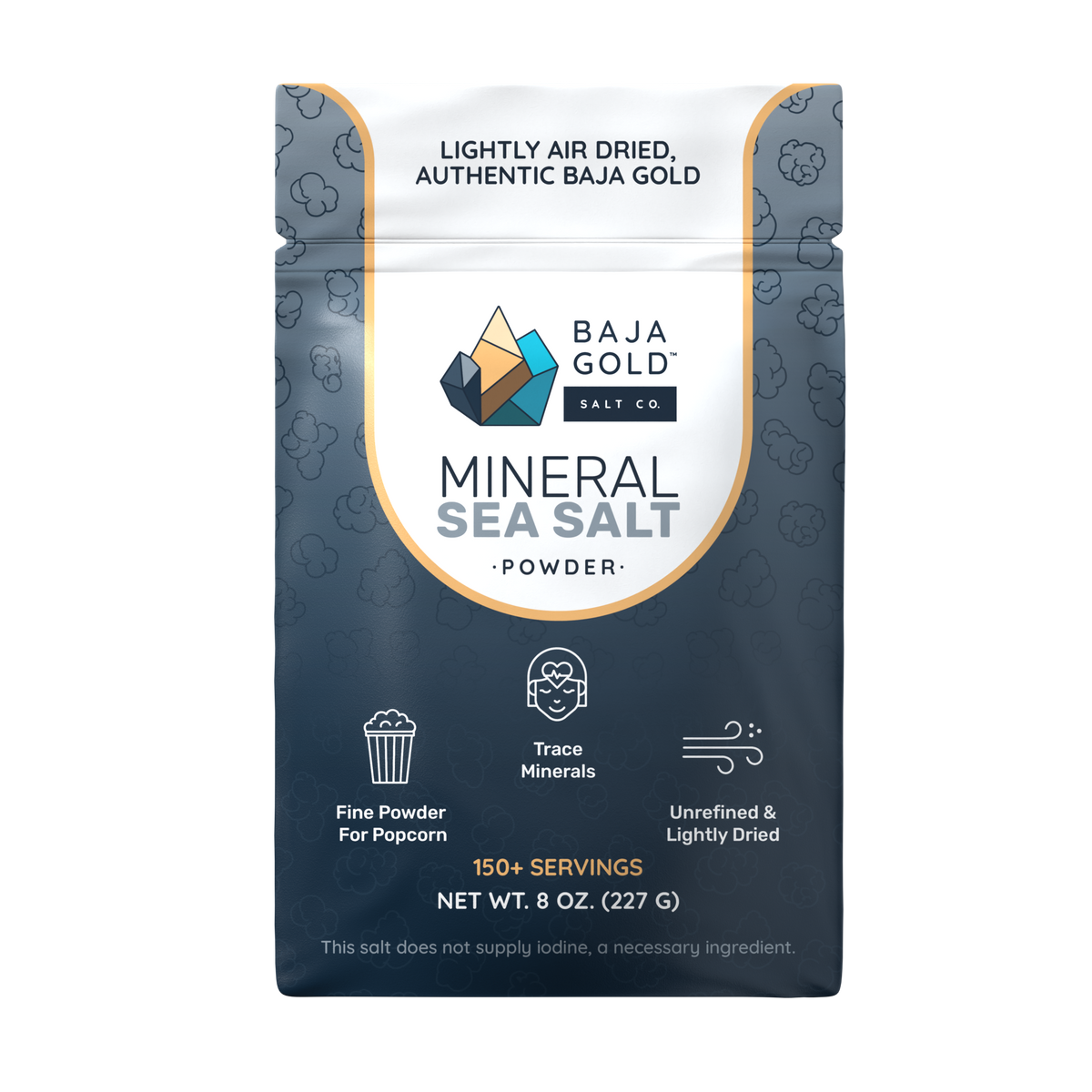 Baja Gold Mineral Sea Salt Powdered Popcorn Salt