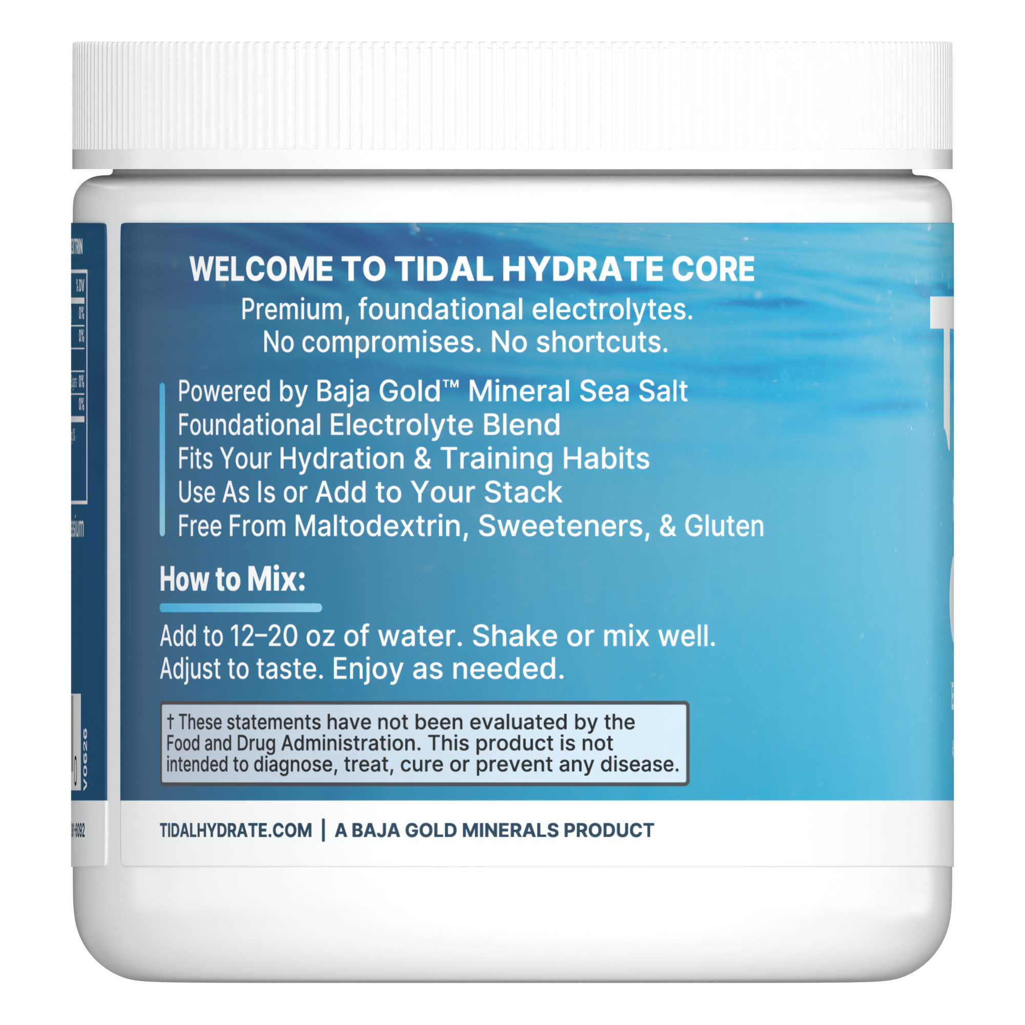 TIDAL Hydrate and Hydrate Core